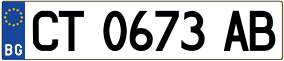 Truck License Plate